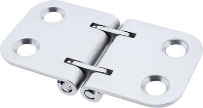 Luikscharnier - 71x40x2 - Rvs 304 - Knoop onder