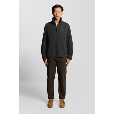 Lyle & Scott Fold Away Hood Jacket Black Ice Maat: L | Lichte Jassen Outlet | Heren | Zwart