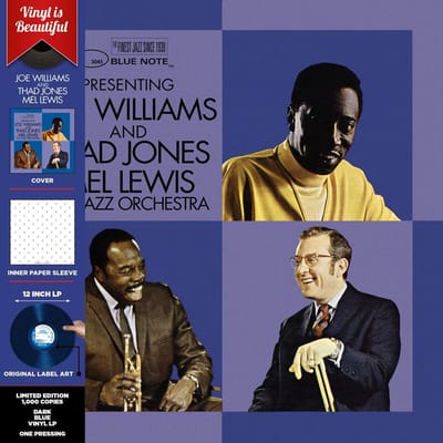 Presenting Joe Williams & Thad Jones / Mel Lewis. The Jazz Orchestra (Blue Vinyl)