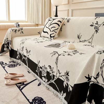 Nieuwe Chinese Stijl Hoogwaardige Bankhoes Stof Volledig Bedekt Vier Seizoenen Universeel Chenille Bankhanddoek Bankhoes Bankhoes Stofdicht 180X130