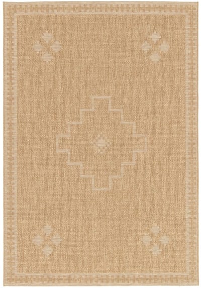 AFK Living - Design tapijt met jute-look voor binnen en buiten ARID