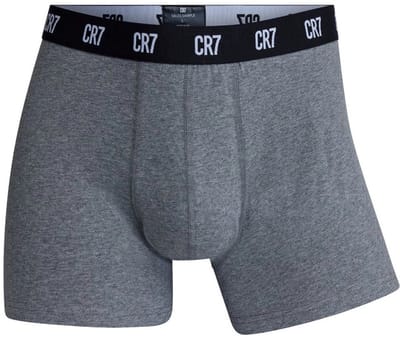 CR7 Boxershort 5-Pack - Zwart, Grijs, Blauw & Bruin + Gratis Reistas in Biokatoen