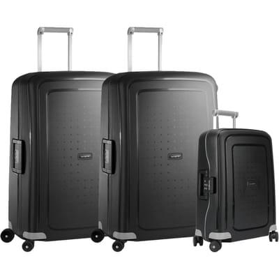 Samsonite S'Cure Spinner 75+75+55cm Black