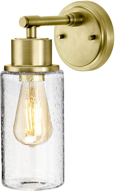 Landelijke Wandlamp - Steady Lighting - Metaal - Landelijk - E27 - L: 14cm - Voor Binnen - Woonkamer - Eetkamer - Zilver