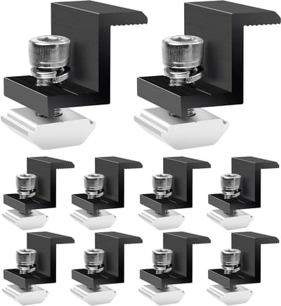 Solar Panel Houder 30mm - Z-vormig - Hoogwaardig Aluminium - Ideaal voor PV-systemen - ShopVlot