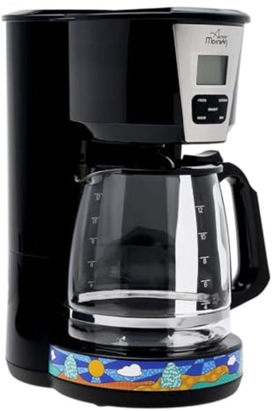 15 Cups Programmable Coffee Maker with Anti-Drip Function and Brew Strength Control