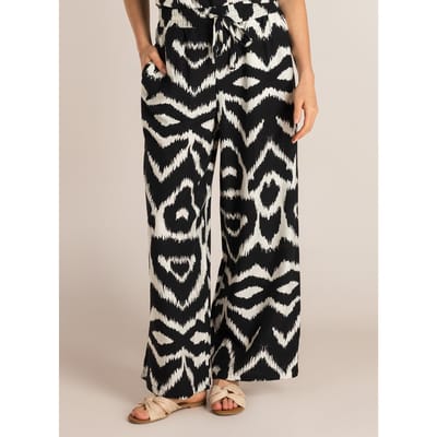 IVY BEAU Cadence Bottoms - Black/Multi-Colour - maat 42