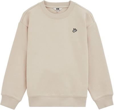 WE Fashion Jongens sweater met structuur en embroidery