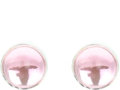 Behave - Oorknoppen roze glaslook zacht vrouwelijk accent - 1 cm