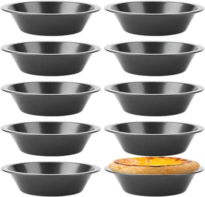 Dailygoods- Taartschotel 10 stuks - Antiaanbaklaag - Ronde