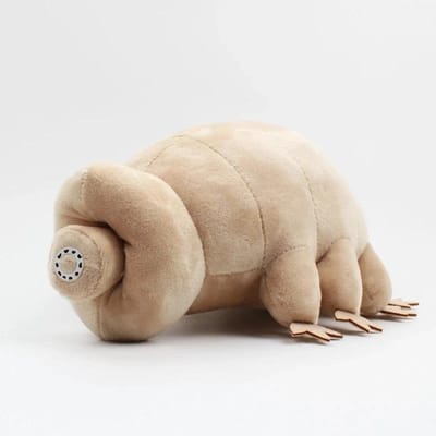 25cm Schattige Tardigrade Pluche Speelgoed Zacht Gevuld Dier Speelgoed Schattige Waterbeer Insect Pop Kinderen Educatief Speelgoed Jongens Verjaardagscadeau beige