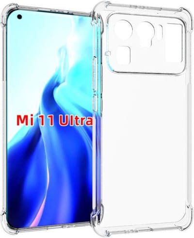 MobyDefend Hoesje - Geschikt voor Xiaomi Mi 11 Ultra - Transparante Shockproof TPU Backcover - Verstevigde Hoeken - Volledig Doorzichtig