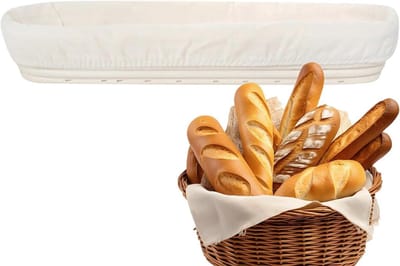Brood Rijsmand - Bakvorm - Brood Bakken - Natuurlijk Rotan - 34 cm - Natuurlijk
