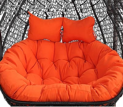 Dubbele Ei Hangmat Stoel - Schommelstoel Mand - Ontspannen in de tuin - Waterdicht Krasbestendig - 150 x 110 cm