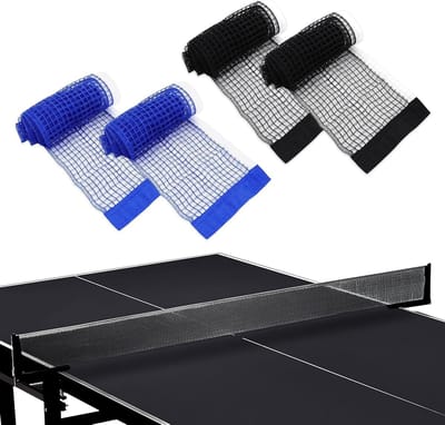 Vervangingsnet voor Tafeltennis van 180 cm, 4 Stuks, Geschikt voor Binnen en Buiten, Duurzaam Polyester, Ideaal voor Sportliefhebbers