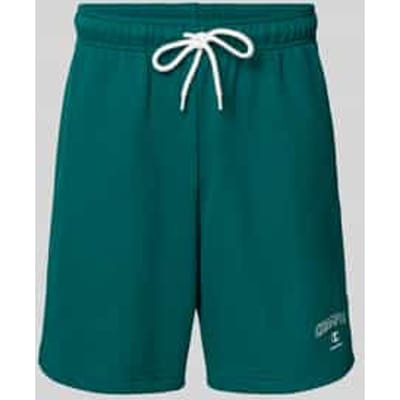 Sweatshorts met logo en elastische band