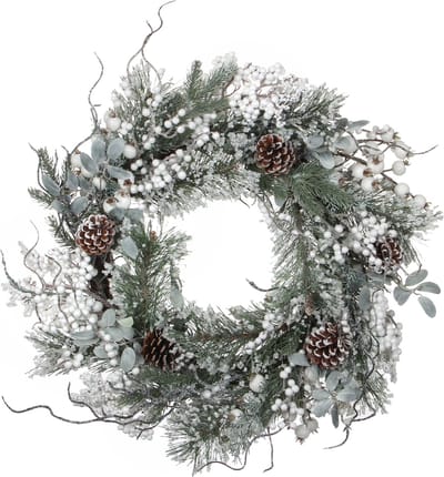 Hardy wreath green - h12xd50cm