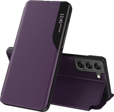 Hoesje geschikt voor Samsung Galaxy S22 - Techsuit eFold Book Case - Paars