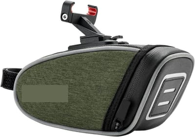 Fiets zadeltas - Onderstoel tas - Fietsen opbergen - Waterdicht materiaal - 0.45L capaciteit - Groen