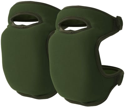 1 paar - Kniebeschermers - Kniekussenmodel - Kniebeschermers - Extra dik memory foam - Antislip verstelbare kniebeschermers - Geschikt voor tuinieren, schoonmaken, op de knieën vloeren schrobben, snoeien en soortgelijke taken - olijfgroen