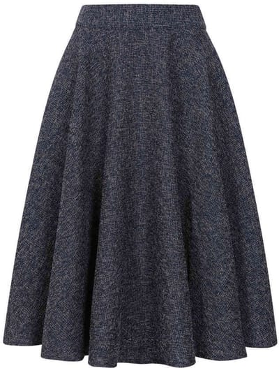 Banned - Cary Texture Rok - S - Donkerblauw