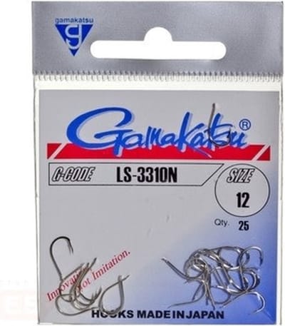 Gamakatsu Haak LS 3310N (25 pcs) Nickel - Maat : 1