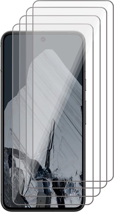 Screenprotector geschikt voor Google Pixel 8 Pro - 4x Glas Screen Protector