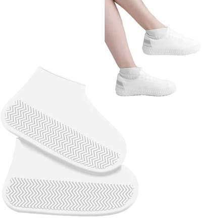 Dailygoods- Overschoenen Waterdicht - Antislip - Herbruikbaar - Lichtgewicht - Geschikt voor Regen - Comfortabel en Zacht - Regenschoenen