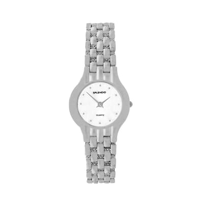 Hetty'S - Elegant horloge - geheel echt zilver - ronde klok 23 mm - fraaie band 18-19 cm