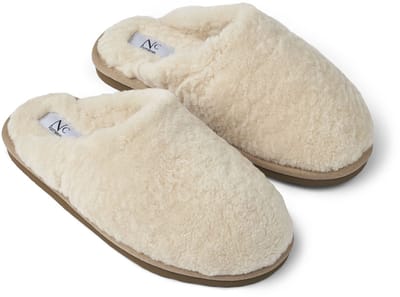 Sheepskin House - Unisex Curly Pantoffel - Schapenvacht - EVA buitenzool