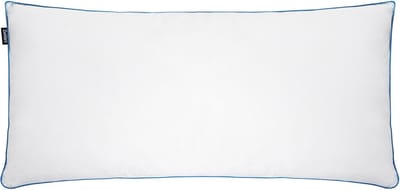 ANETO - Hoofdkussen 3 vakken - Wit - 40 x 80 cm - Hoog - Eendenveren