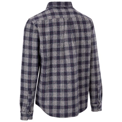 Trespass Heren Portlaw Geruit Overhemd (Grijs/Blauw)