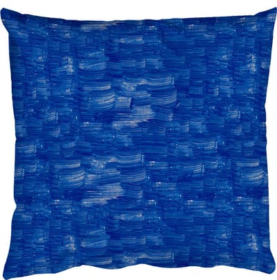 Sierkussens - Kussentjes Woonkamer - 50x50 cm - Verf - Strepen - Blauw