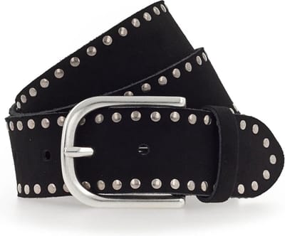 Vanzetti Leren Riem 40mm Leather Belt W100 Black Zwart