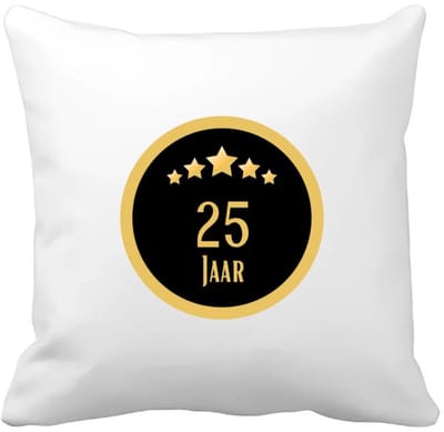 Akyol - 25 jaar Kussen hoes - Hoera 25 jaar - iemand die 25 jaar is geworden of 25 jaar lang een relatie hebben of getrouwd zijn - verjaardagscadeau - verjaardag - cadeau - kado - geschenk - gift - relatie - trouwdag - jubileum - 40 bij 40 cm