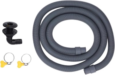 Bilge Pomp Slang - Afvoerslang Set - Boot Droog Houden - Hoge Druk Bestendig - 2 Meter - Zwart
