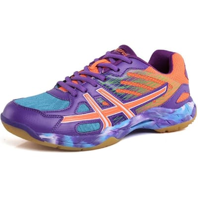 Heren Professionele Volleybalschoenen Unisex Sport Ademende Dempingsschoenen Dames Mesh Slijtvaste Sneakers maat 35-45 44 blue