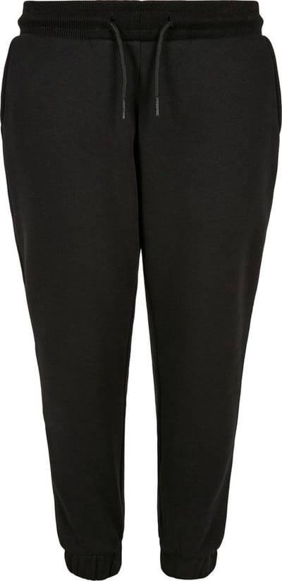Urban Classics - Basics Girls Kinder joggingbroek - Kids 158/164 - Zwart