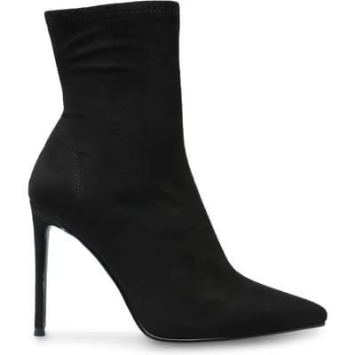 Steve Madden Vanya Enkellaarsjes - Enkelboots met rits - Dames - Zwart - Maat 41