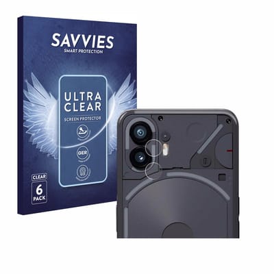 Savvies - Screenprotector voor Nothing Phone (2) (ALLEEN Camera Lens) - Folie Beschermfolie transparant 6 Stuks