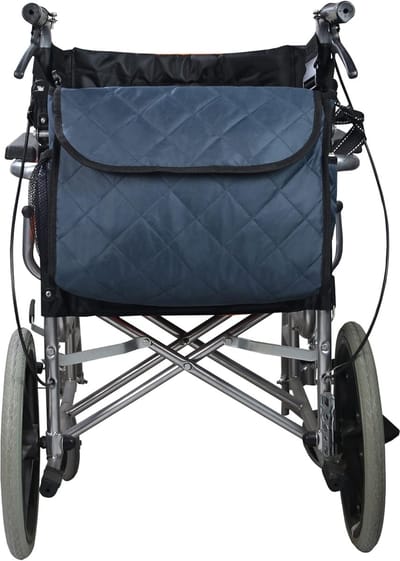 Rolstoelrugzak, waterdichte rolstoeltas, schoudertas in rugzakstijl die op de rug gedragen kan worden, unisex (blauw).