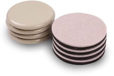 Dekton Meubel schuivers 89 mm – Set van 8 stuks – Beschermende onderzetters voor meubels