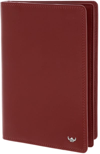 Golden Head Leren identiteitskaarthoesje Polo RFID Protect Brieftasche mit RV 4041 Rot donkerrood
