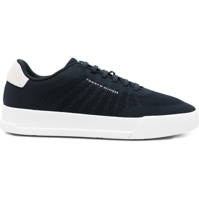 Tommy Hilfiger Th Court Knit Shoes Desert Sky Maat: 40 | Sneakers Outlet | Heren | Blauw