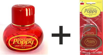 POPPY GRACE MATE® Luchtverfrisser Cherry-Kersen – incl. Geurhanger Cherry-Kers