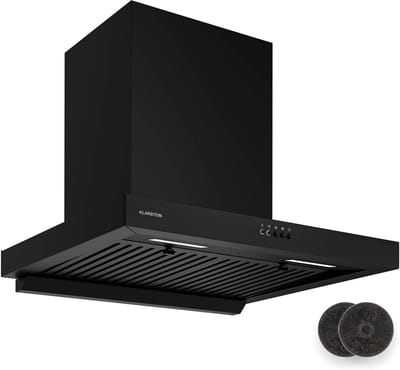 Wandafzuigkap - Keukenventilator - Lucht Zuiveren - Krachtige Boost Modus - 60 cm - Zwart