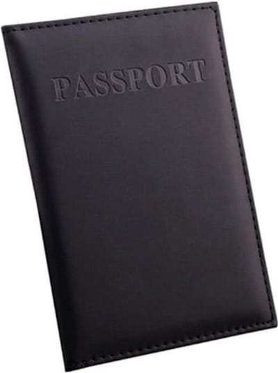 Zwarte Paspoort Protector - Beschermhoes - Paspoorthouder - Cover - Mapje