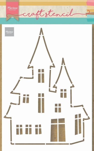 Marianne Design Craft stencil Haunted house