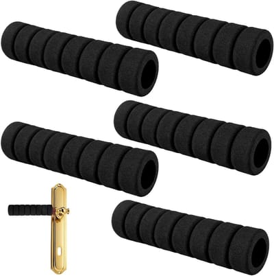 Set van 5 Deurknop Beschermers - 13.5x3cm Schuim Stoppers voor Deuren en Muren, Duurzaam en Antistatisch, Ideaal voor Huizen en Kantoorgebruik