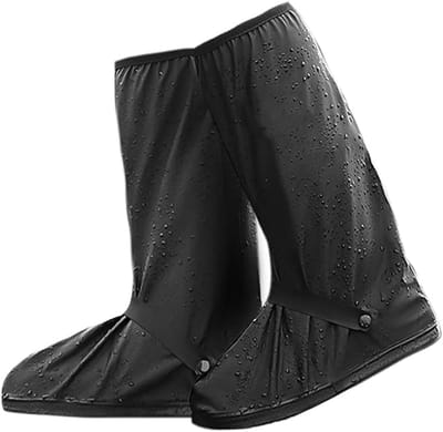 Famanu – Regenoverschoenen, herbruikbaar, antislip, extra large, bescherming tegen modder, waterdicht, schoenen